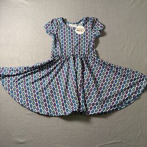 NEW Dot Dot Smile Geometric Twirl Dress Girls Size 3/4